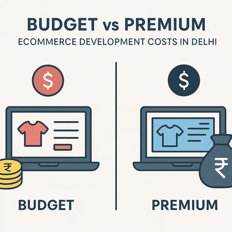 Budget vs Premium: Ecommerce Development Costs in delhi