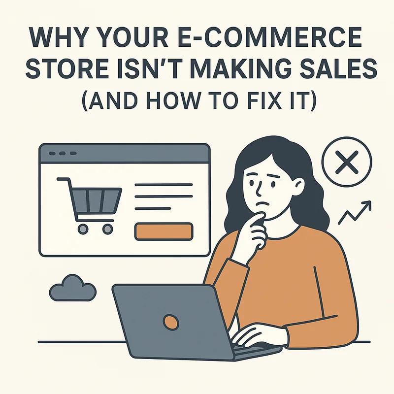 Why Your E-commerce Store Isn't Making Sales (And How to Fix It)